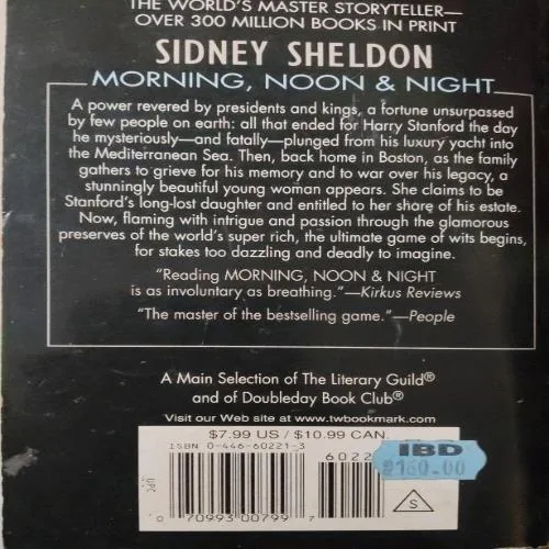 Morning, Noon and Night (By Sidney Sheldon) (Total Pages = 390)