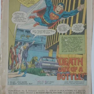 SUPERMAN DEATH OUT OF A BOTTLE