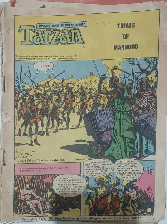 TARZAN TRAILS OF MANHOOD