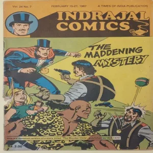 THE MADDENING MYSTERY (Vol.24 NO7) INDRAJAL COMICS