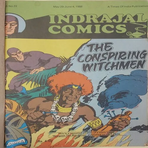 V25--22E THE CONSPIRING WITCHMEN (Vol.25 No.22) INDRAJAL COMICS