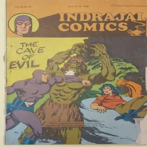 V25-24E THE CAVE OF EVIL (Vol.25 No.24) INDRAJAL COMIS