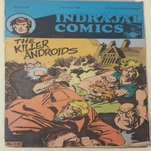 THE KILLER ANDROIDS (Vol.25 No.29) INDRAJAL COMICS