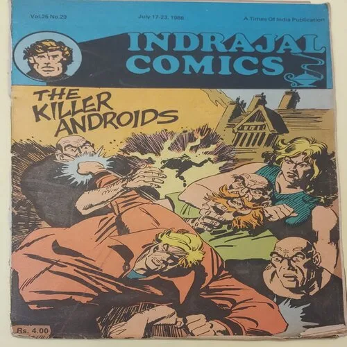 THE KILLER ANDROIDS (Vol.25 No.29) INDRAJAL COMICS