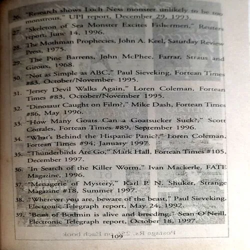 Mysterious Monsters (pages 110)