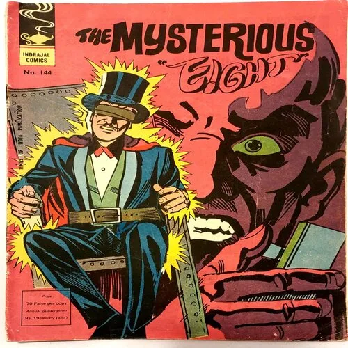 THE MYSTERIOUS EIGHT (No.144) INDRAJAL COMICS