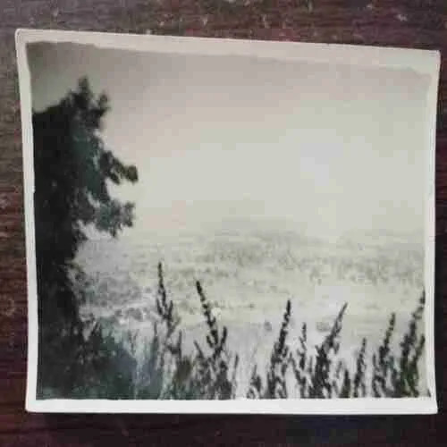 OLD PHOTOGRAPHS (NO.10)( A VIEW FROM MP HILL . GEOLOGICAL EXCURSION 29.12.1956 BADAMPAHAR )