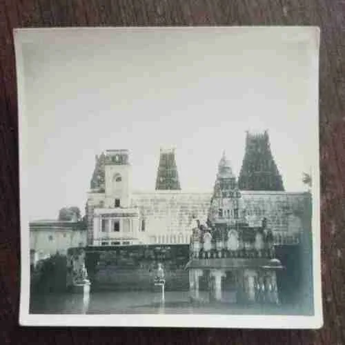 OLD PHOTOGRAPHS (NO. 14 )(THILLAI NATARAJA TEMPLE IN CHIDAMBARAM , TAMIL NADU , INDIA )