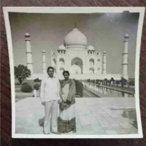 OLD PHOTOGRAPHS (NO.33) ( TAJ MAHAL , AGRA , INDIA )