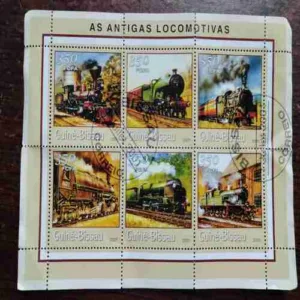 AS ANTIGAS LOCOMOTIVAS ,GUINE - BISSAU 350 FCFA , 2001 (SET OF 6)