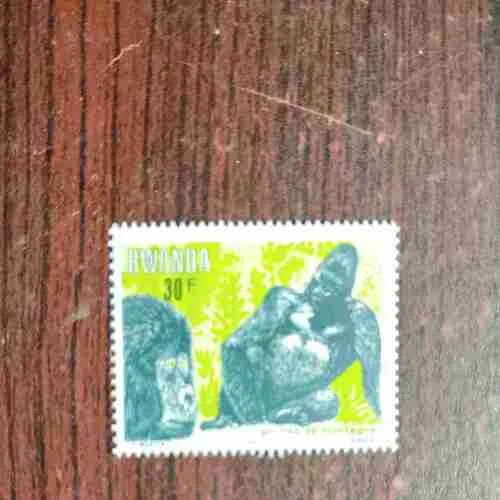 Rwanda ,Mountain gorillas (gorilles de montagne) ,QUESTA , 1983 ,30F