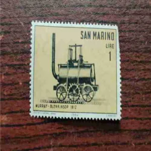 SAN MARINO LIRE 1 MURRAY-BLENKINSOP 1812 ,1964