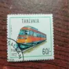 Tanzania 1972 Locomotives stamp ,60 Tanzanian Shillings (60/-)