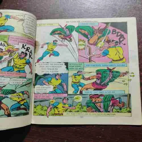 RETURN OF CHANDAKAAL : SUPER COMMANDO DHRUVEA (Rs.10)
