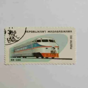 ER-200 Soviet High-Speed Train STAMP