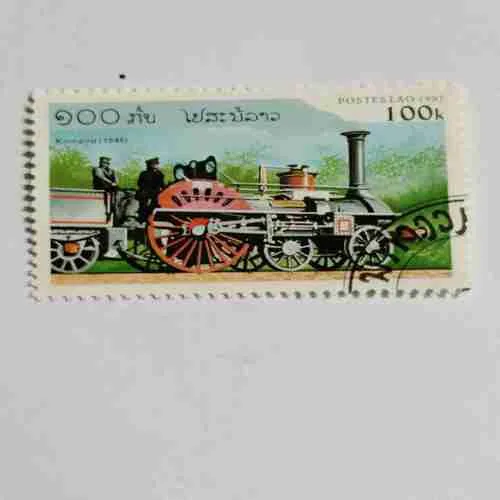 Document 25_49 Kinnaird (1846 ), Postes lao 1997 , 100k stamp