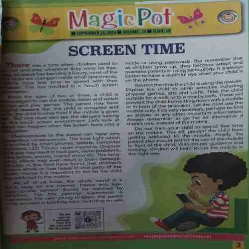 Magic pot ( 25th September 2024 ) (cut on front cover )