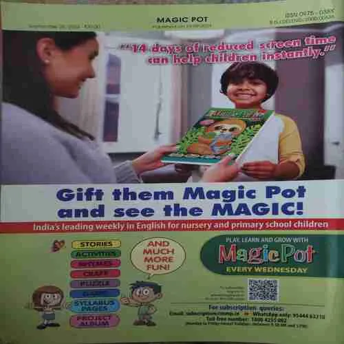 Magic pot ( 25th September 2024 ) (cut on front cover )