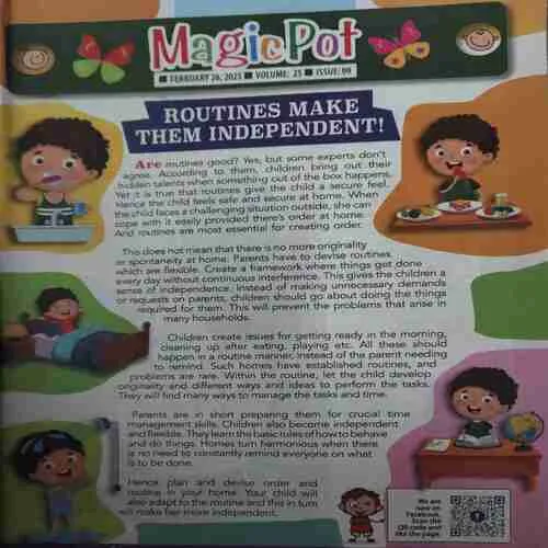 Magic pot ( 26th February 2025 ) (cut on front cover )