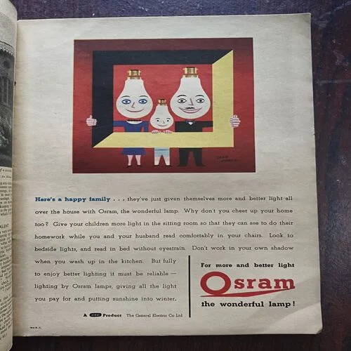 Woman And Home ( November 1958 ) Front Cover Damage