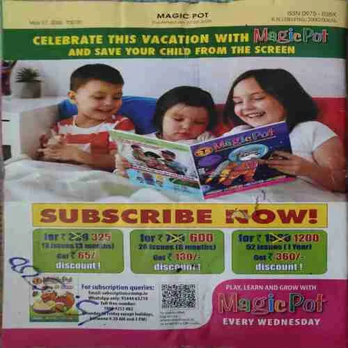 Magic pot ( 7th April 2025 ) (cut on front cover )