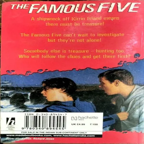 Five On A Treasure Island ( By The Famous Five Enid Blyton ) (pages 244)