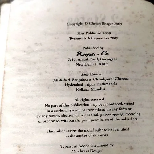 2 States ( By Chetan Bhagat )(Total Pages = 264 )