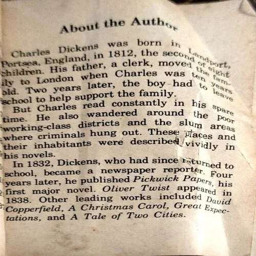 Document 33_22 Oliver Twist (pages 238) (By Charles Dickens) (small hole in 1st page)