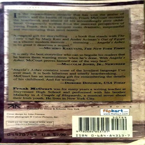 Angela's Ashes (pages 460) (By Frank Mc Court)