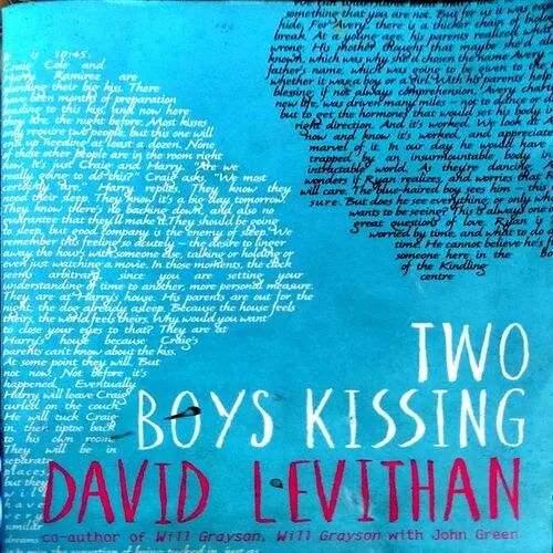 Two Boys Kissing (pages 244) (by David Levithan)