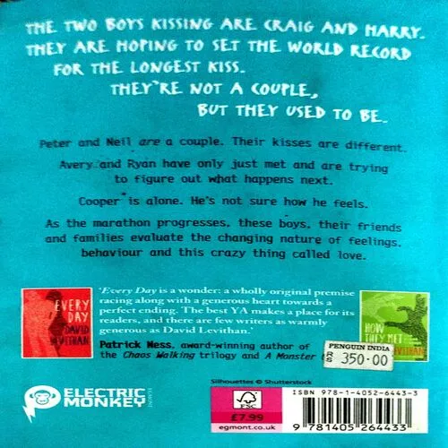 Two Boys Kissing (pages 244) (by David Levithan)