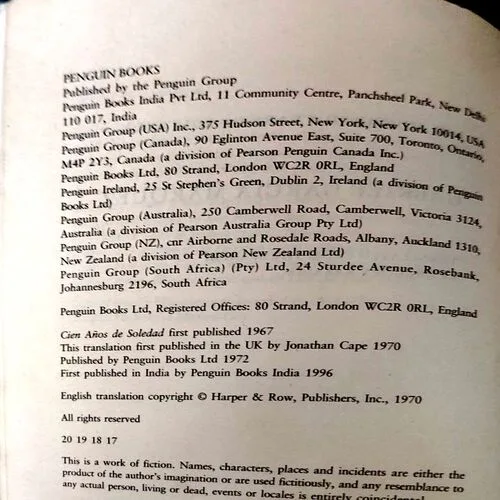 One Hundred Years Of Solitude (pages 422)