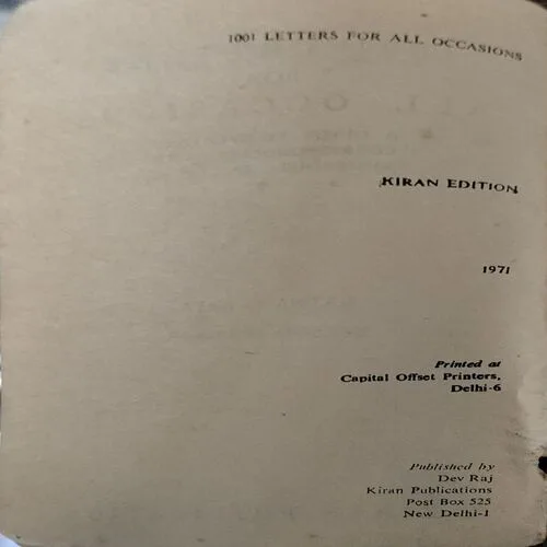 1001 Letters For All Occasions