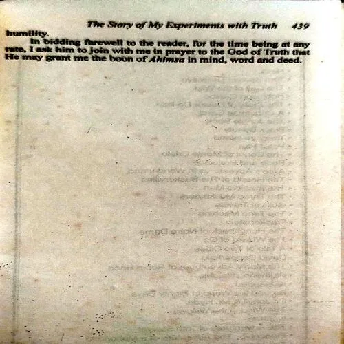 An Autobiography Of Mahatma Gandhi (pages 440)