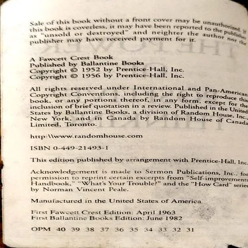 The Power Of Positive Thinking (pages 248)