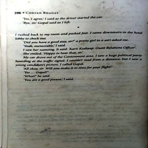 Revolution 2020 (pages 296) (By Chetan Bhagat)