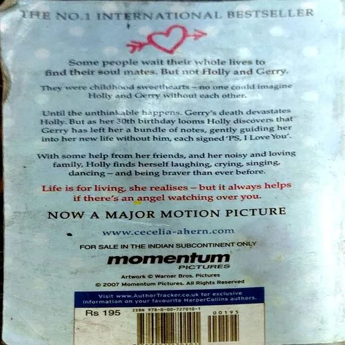 P S I Love You (pages 504) (By Cecelia Ahern)