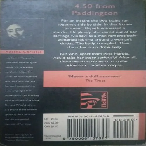4.50 from Paddington By = (Agatha Christie ) ,Total pages=(221 )