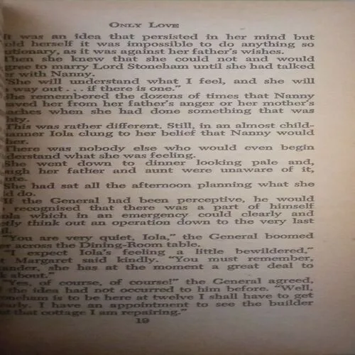 Only Love ,By = (Barbara Cartland ) ,Total pages=( 166)