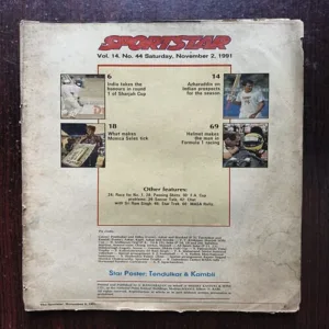 Document 3_22 Sportstar ( November 1991 ) ( Page no 11,12,Are Missing and Cover Less )