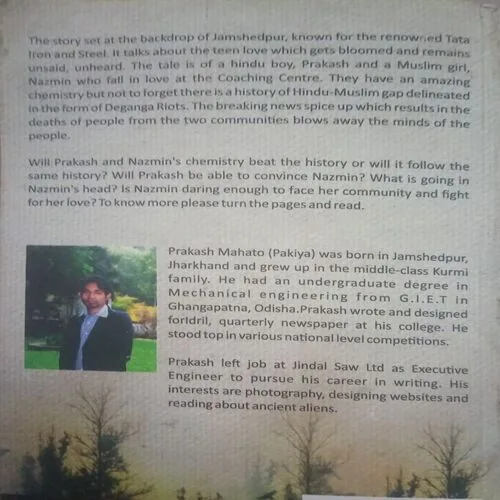 Please Don't Love Me ,By = ( Prakash Pakiya) ,Total pages=(162 ) damage cover page