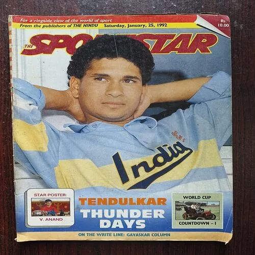 Sportstar ( Page No 44 to 46 Are Missing And page No 3,4 Half Cut ) Jan 1992