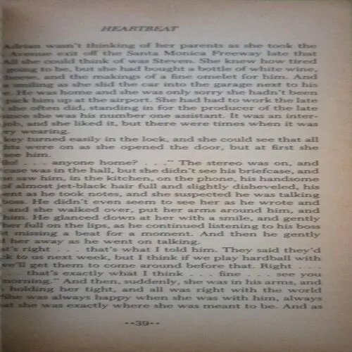 Heartbeat By = ( Danielle steel) ,Total pages=(357 )