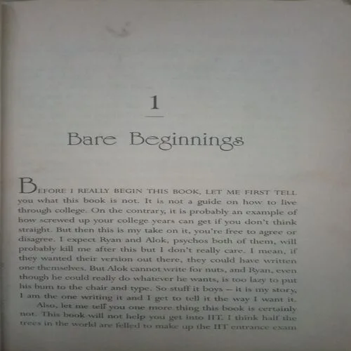 Five Point Someone ( By Chetan Bhagat )(Total Pages = 270 )