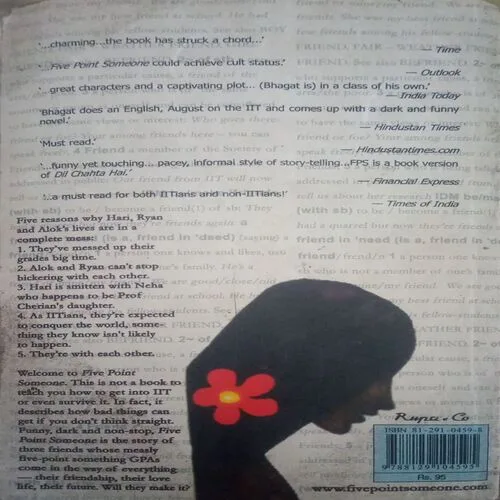 Five Point Someone ( By Chetan Bhagat )(Total Pages = 270 )