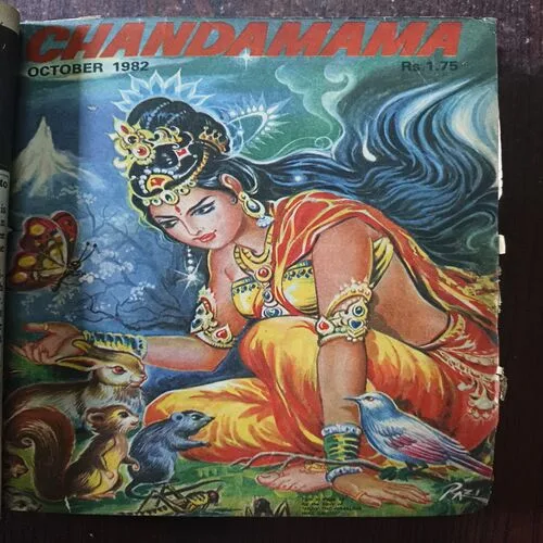 Mix Binding Book ( 1st Comics - Asterix The Mansions Of The Gods , Page No 1 to 8 Are Missing ) ( 2nd Magazine - Chandamama , June 1981 ) ( 3rd Magazine - Chandamama , October 1982 ) ( 4th Comics - Ankur Aur Nagdweep Ka Khazana , Mix Comics ) ( 5th Magazine - Chandamama , august 1981 ) ( 6th Magazine - Chandamama , June 1982 ) ( 7th Magazine - Chandamama , April 1980 ) ( 8th Magazine - Chandamama , September 1982 ) ( 9th Comics - Motu Patlu Aur Bhoot Mahal )