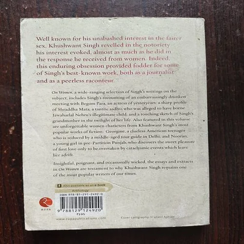 Document 6_57 on Women ( Khushwant singh ) Front Cover Little Cut