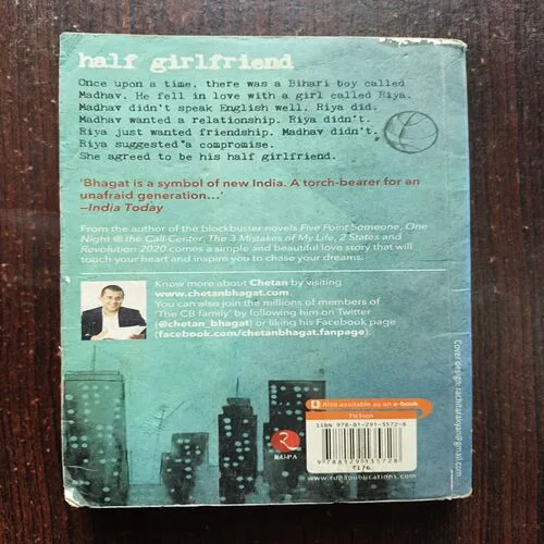 Half girlfrend ( Chetan Bhagat )