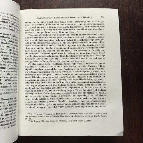 The Past Before Us Historical Traditions Of Early North India ( Romila Thapar)