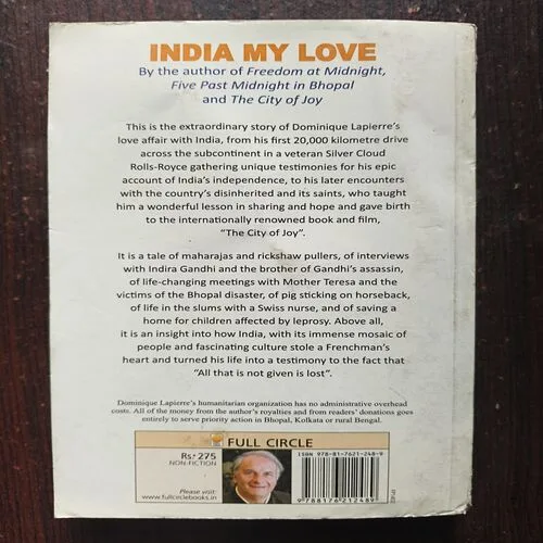India My love ( Dominique Lapierre )